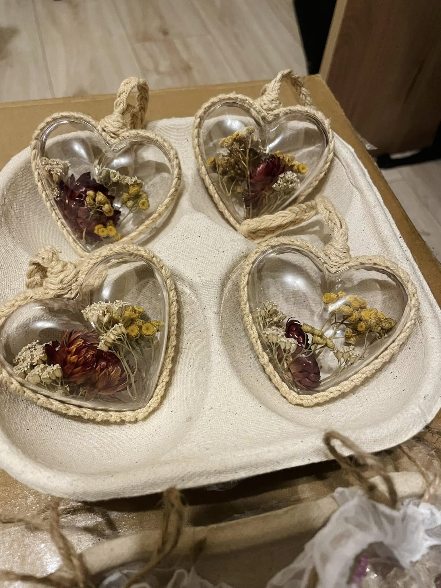 Serduszka / kocanka, wrotycz, krwawnik, włóczka - obrazek 4