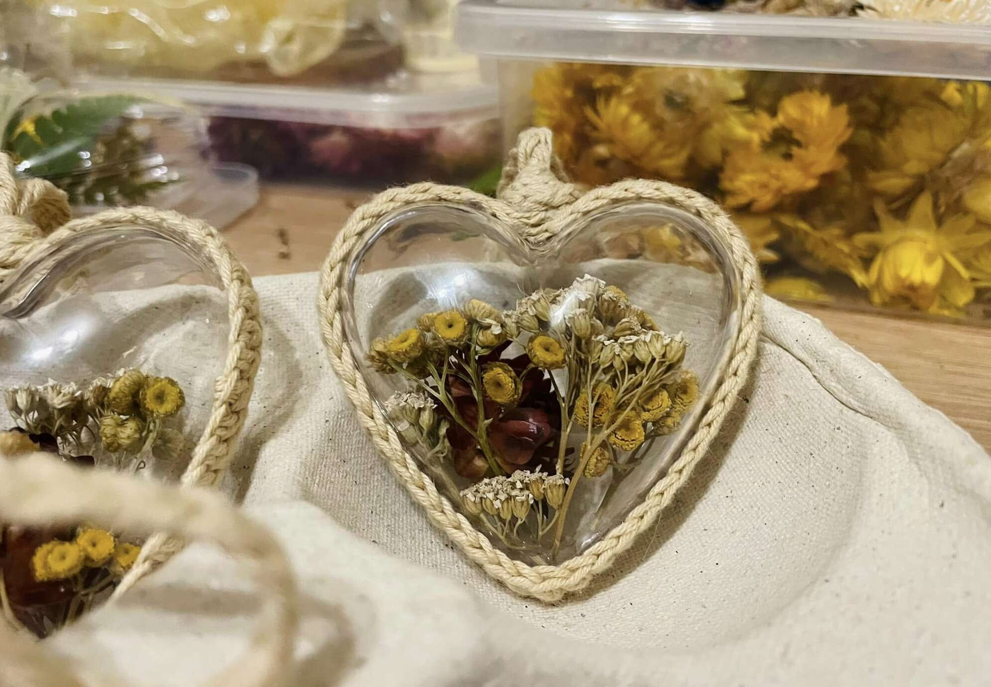 Serduszka / kocanka, wrotycz, krwawnik, włóczka