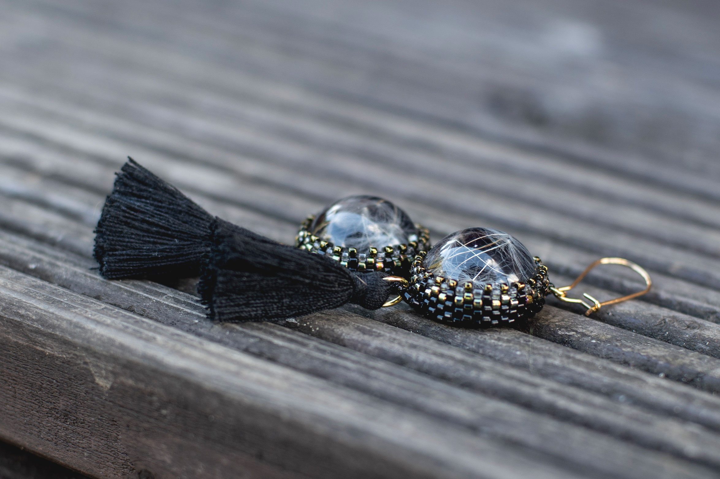 Kolczyki z chwostami „KINGA” - obrazek 5