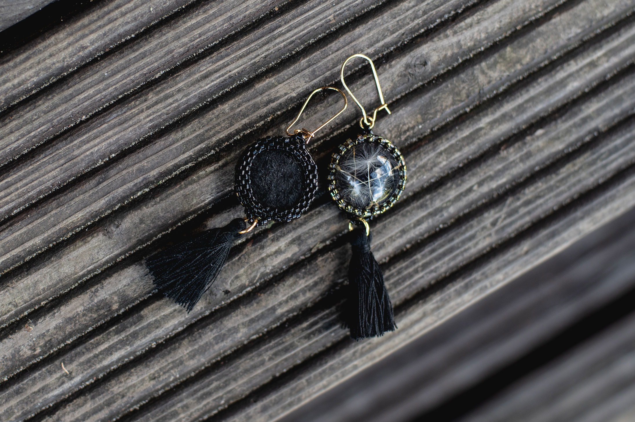 Kolczyki z chwostami „KINGA” - obrazek 3