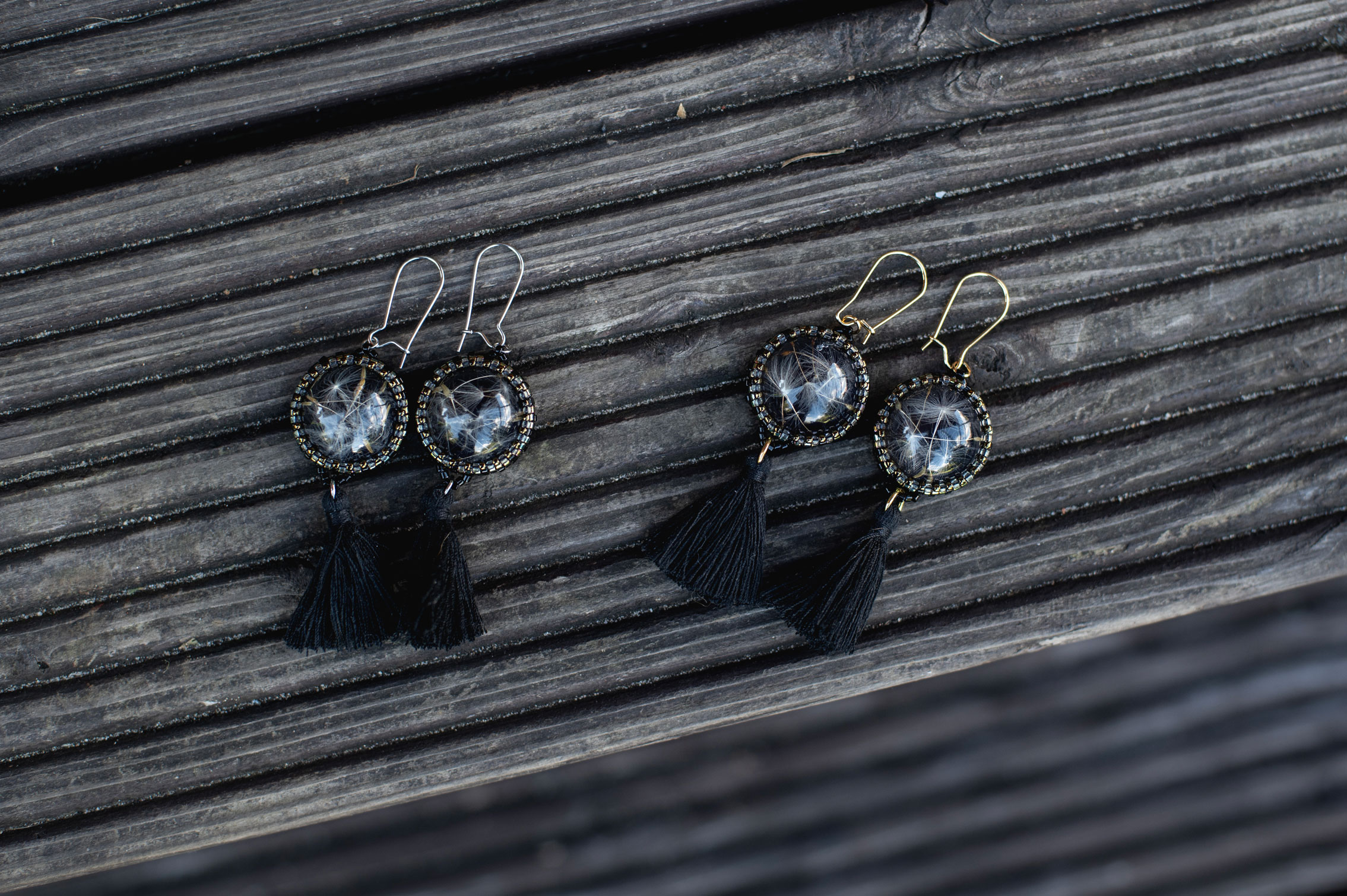 Kolczyki z chwostami „KINGA” - obrazek 2