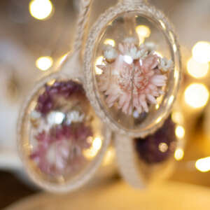 Jajeczka / jasnoróżowa kocanka, glixia, włóczka