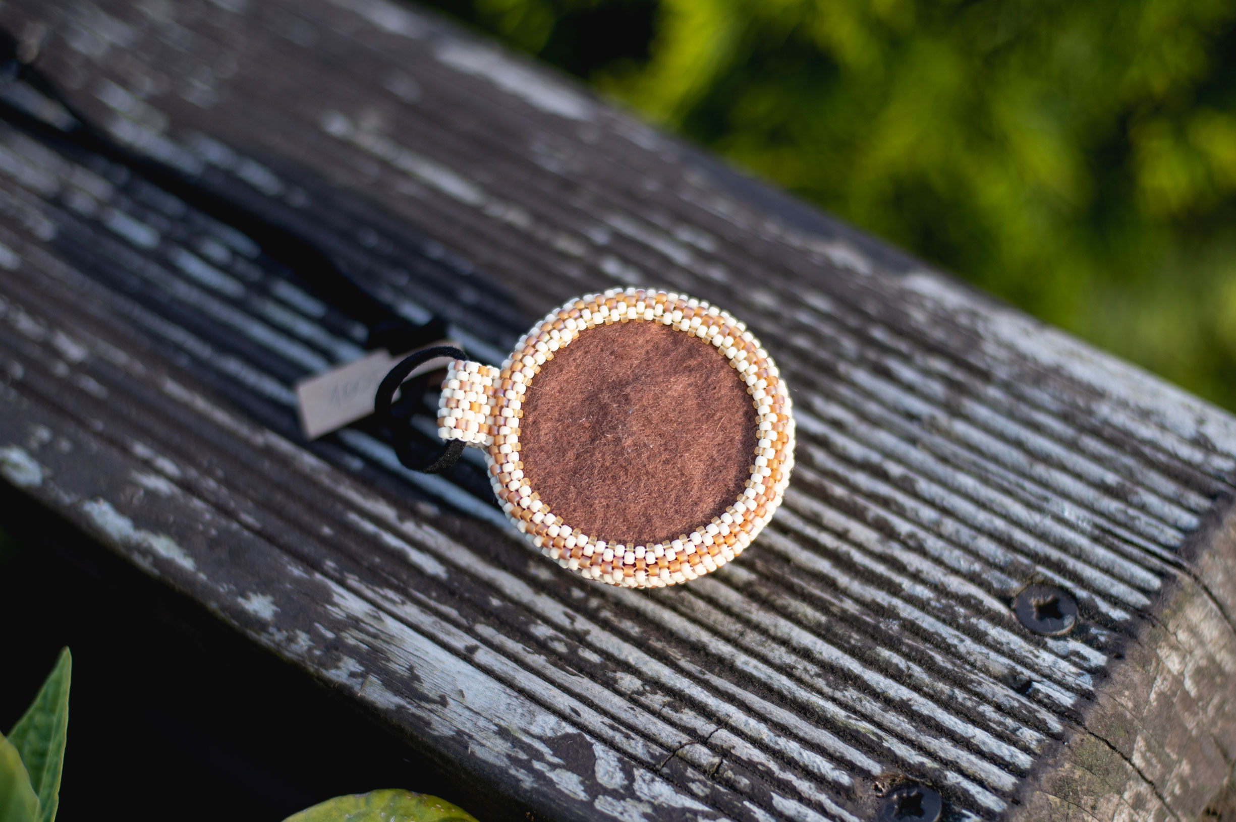 Wisiorek obszywany „MONIKA” - obrazek 3