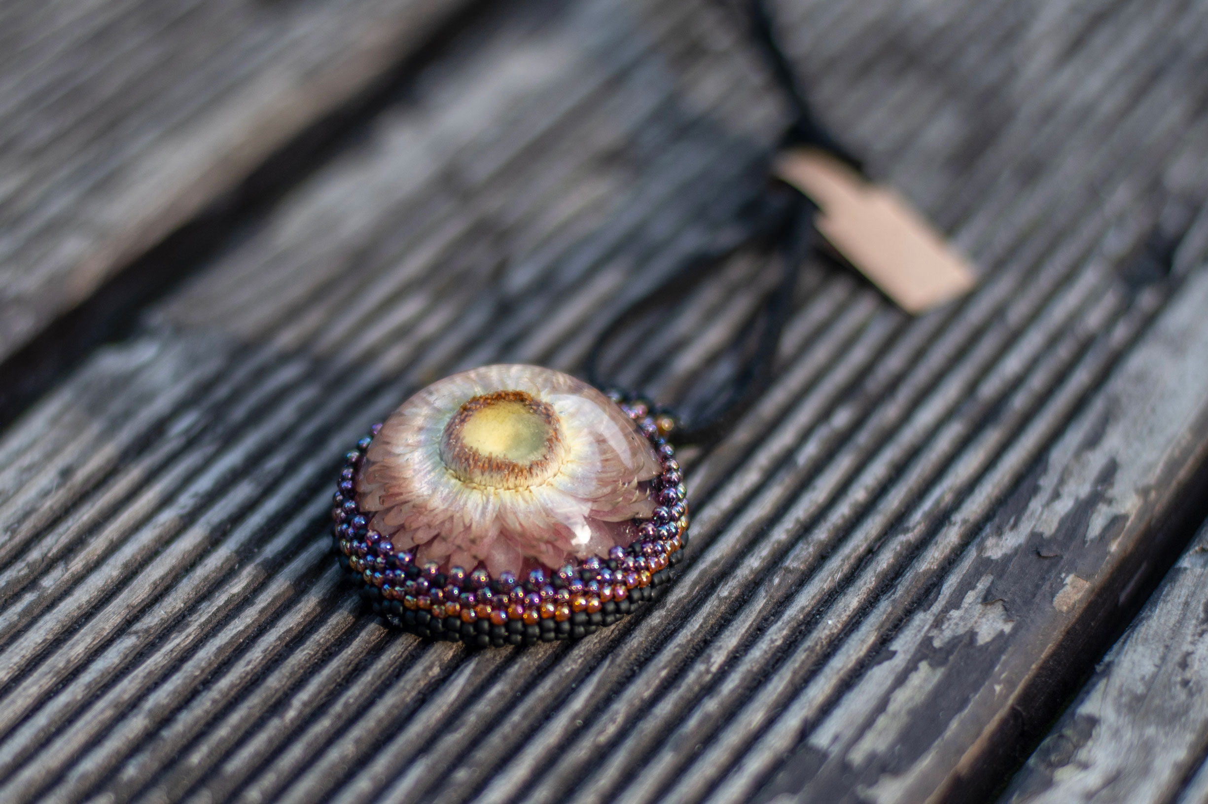 Wisiorek obszywany "MONIKA" - obrazek 5