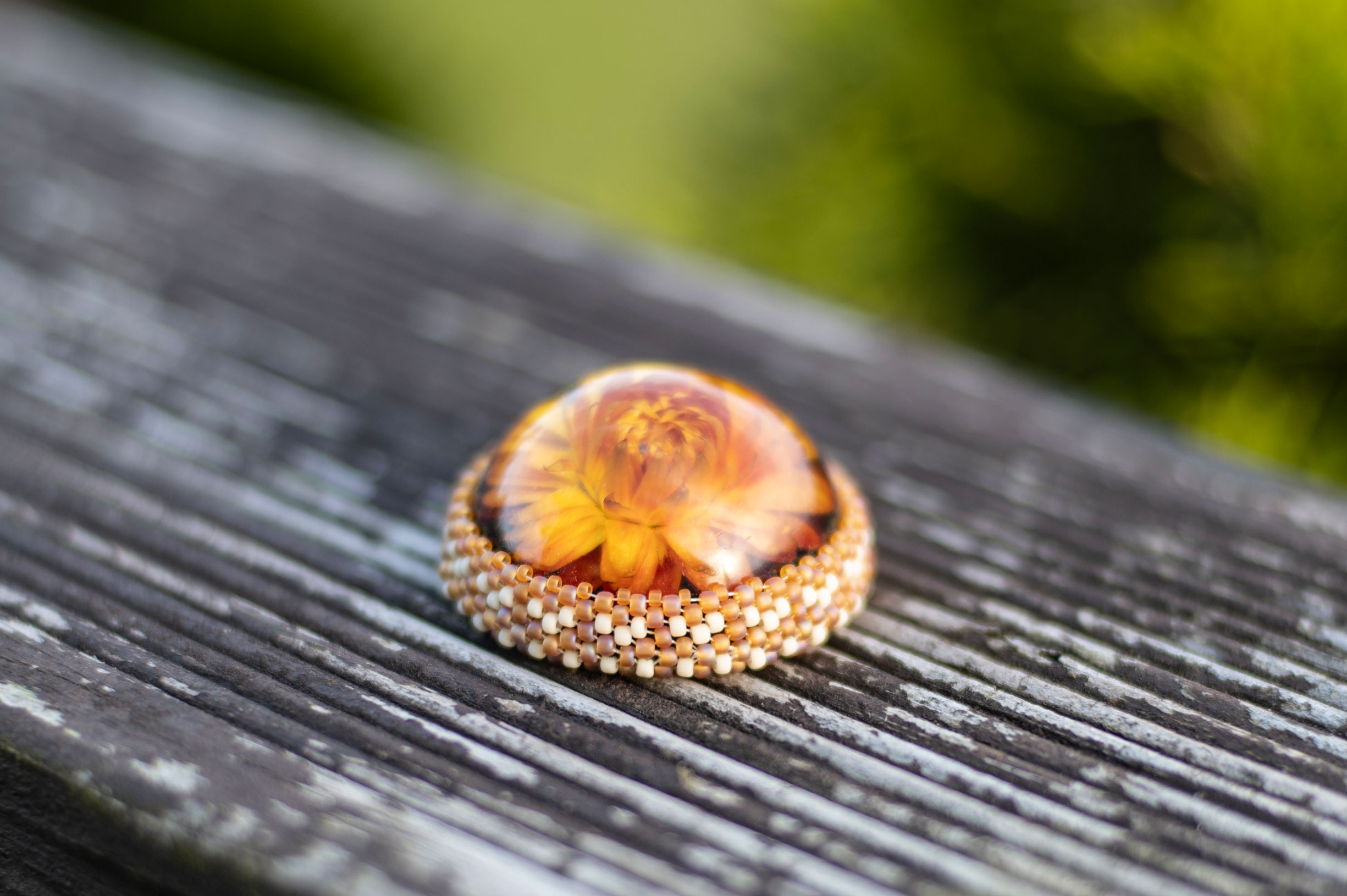 Wisiorek obszywany „MONIKA” - obrazek 4