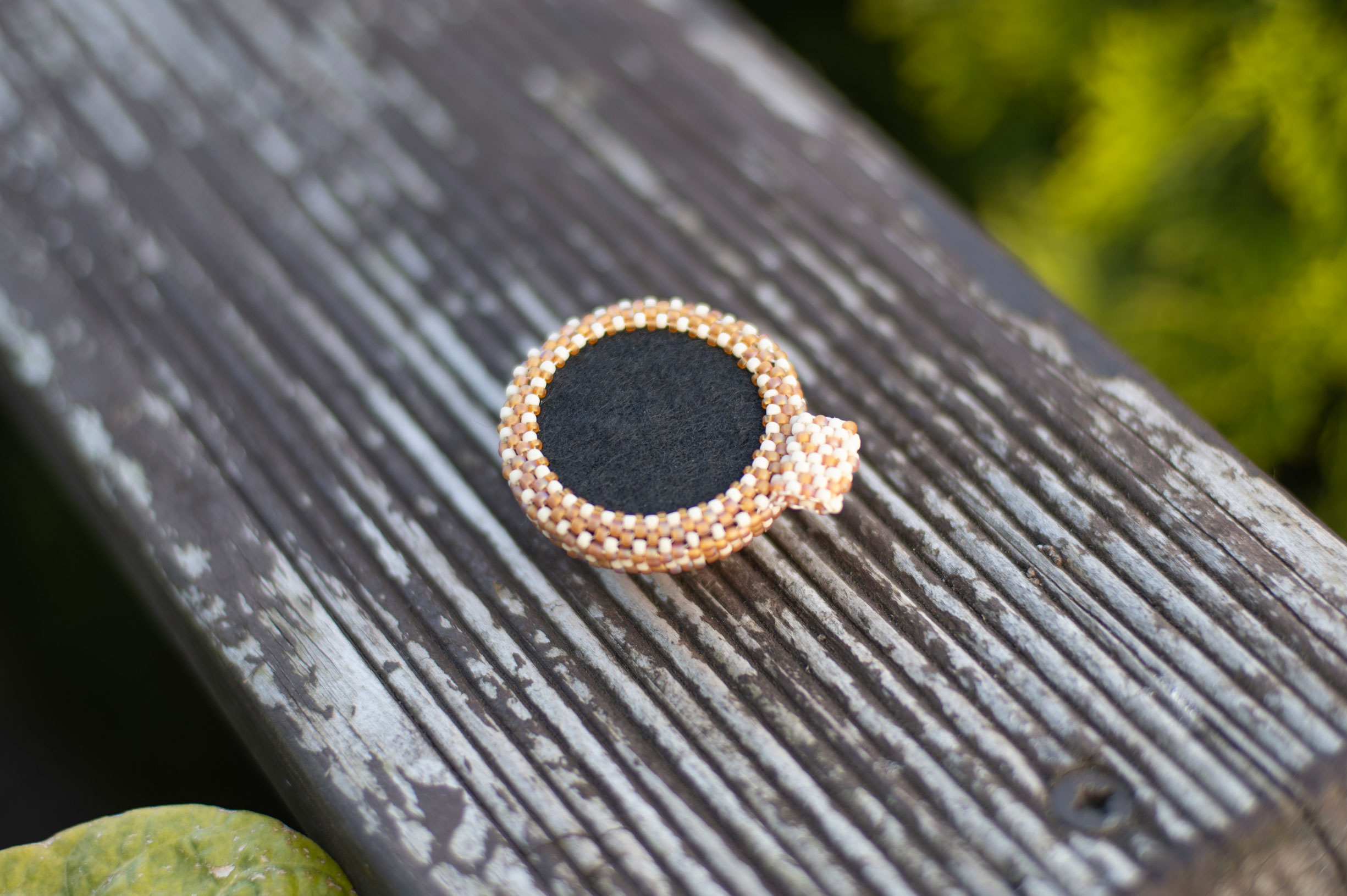 Wisiorek obszywany „MONIKA” - obrazek 2