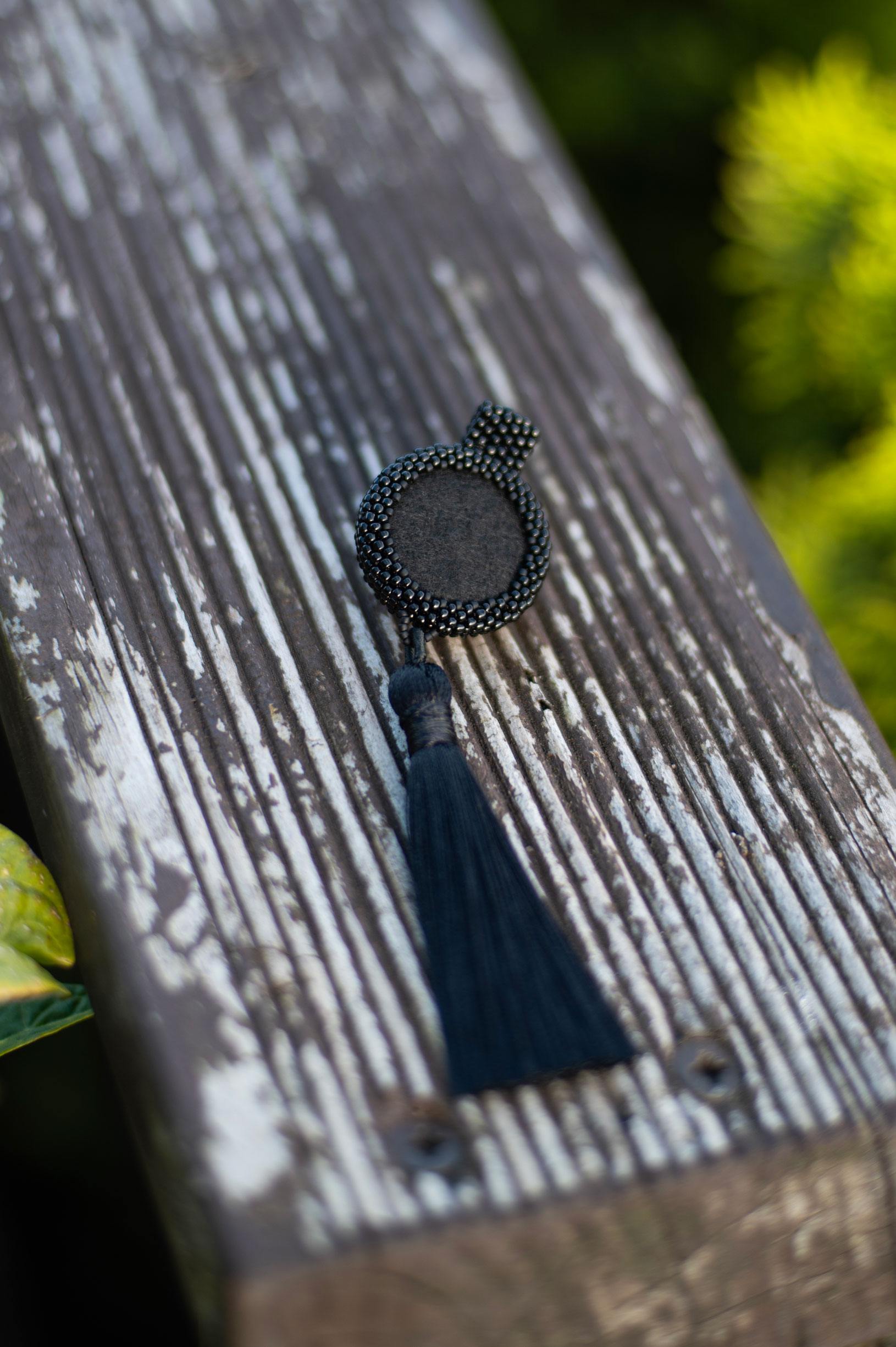 Wisiorek obszywany z chwostem „MONIKA” - obrazek 4