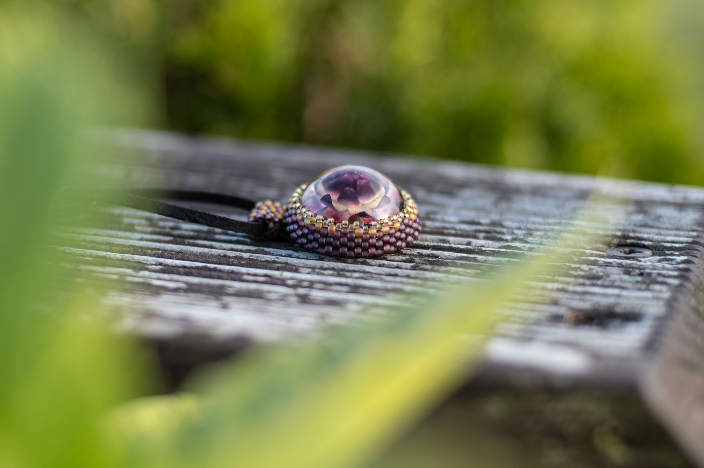 Wisiorek obszywany „MONIKA” - obrazek 5