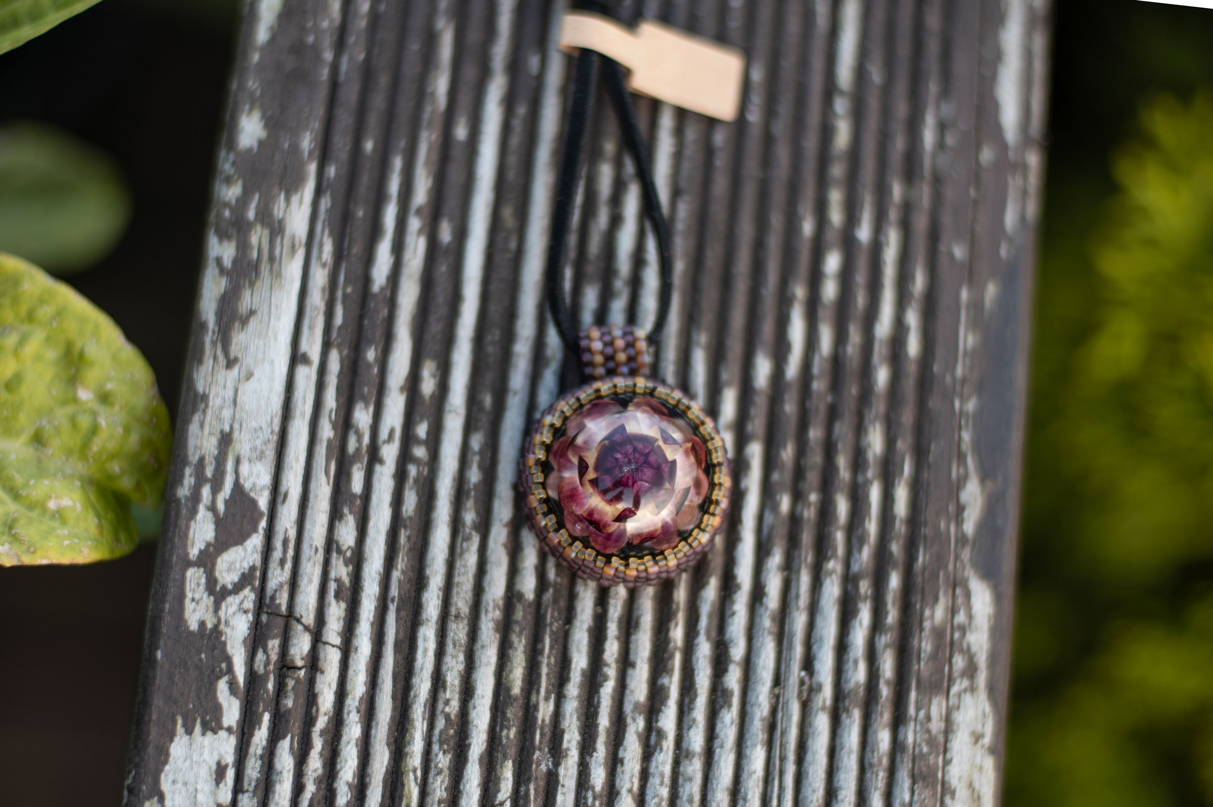 Wisiorek obszywany „MONIKA” - obrazek 6