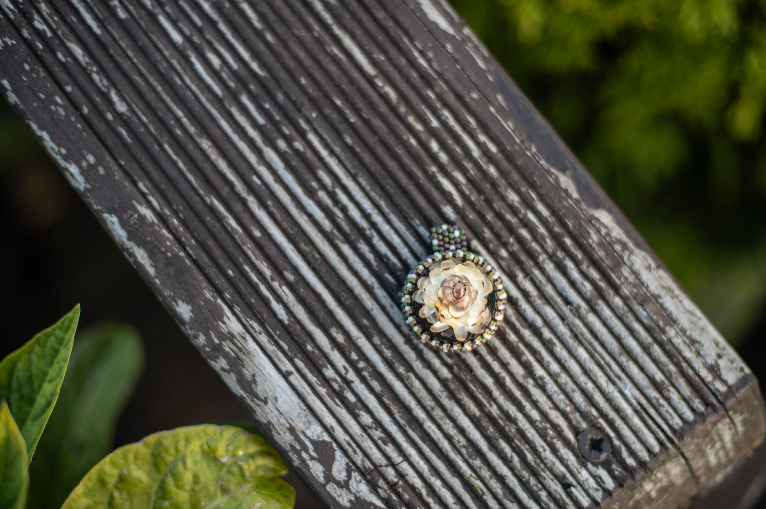 Wisiorek obszywany „MONIKA” - obrazek 4