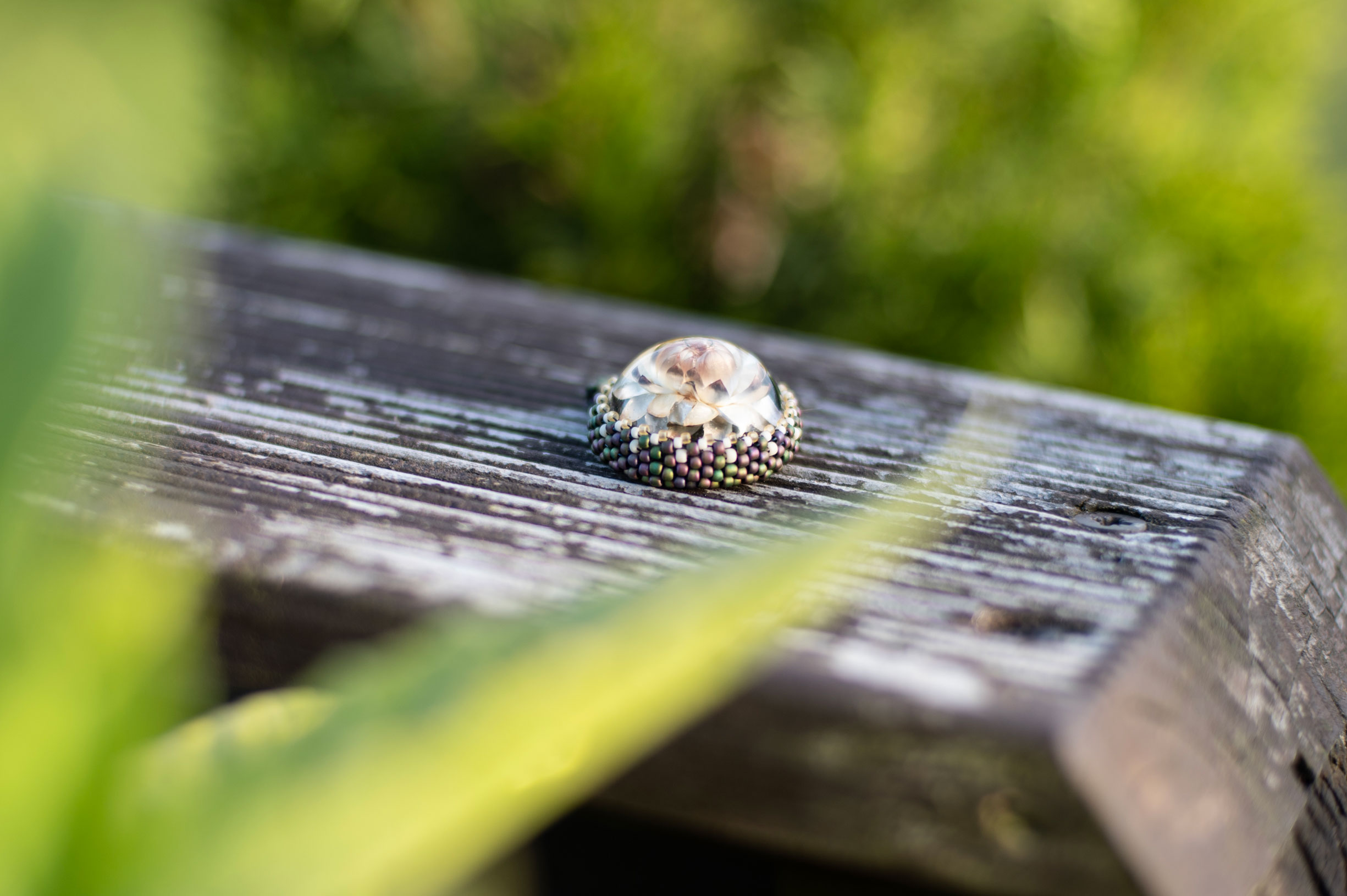 Wisiorek obszywany „MONIKA” - obrazek 3