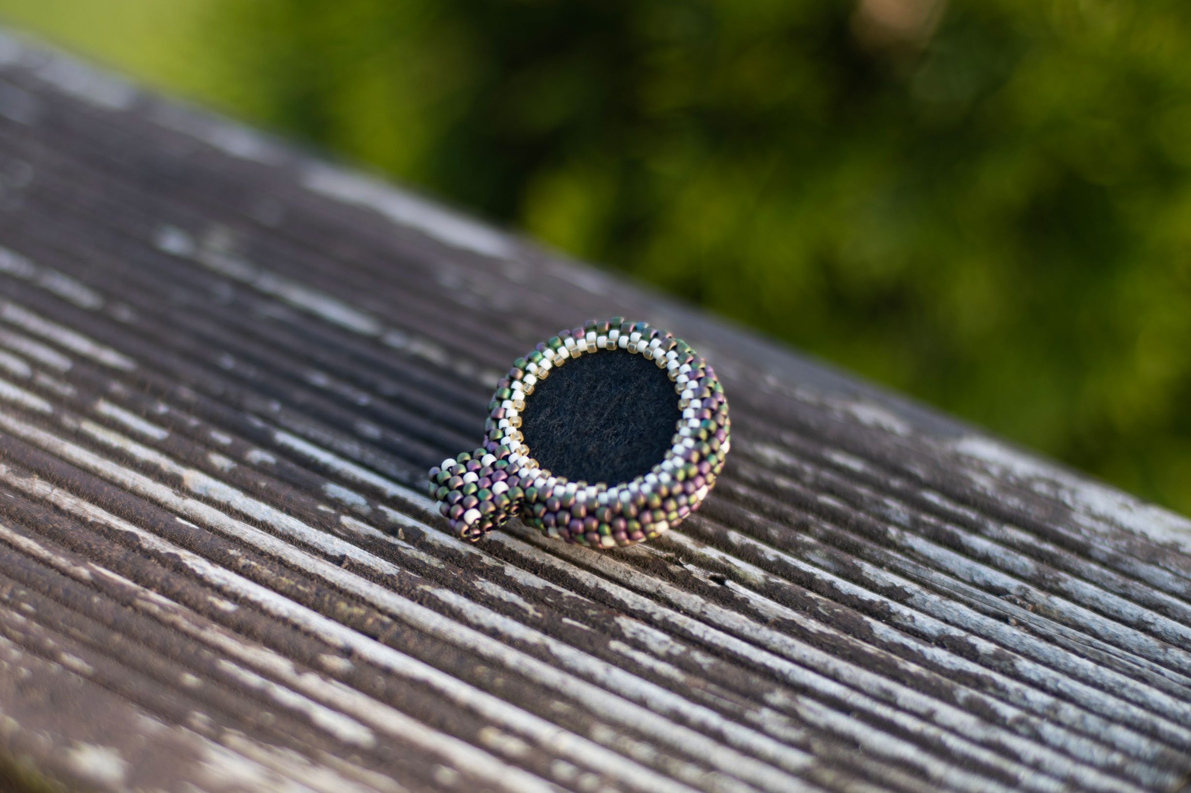 Wisiorek obszywany „MONIKA” - obrazek 2