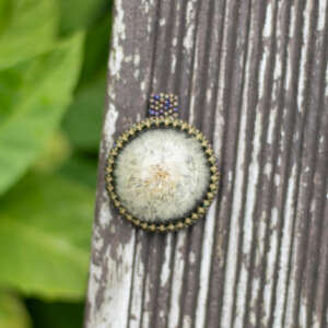 Wisiorek obszywany „KINGA”