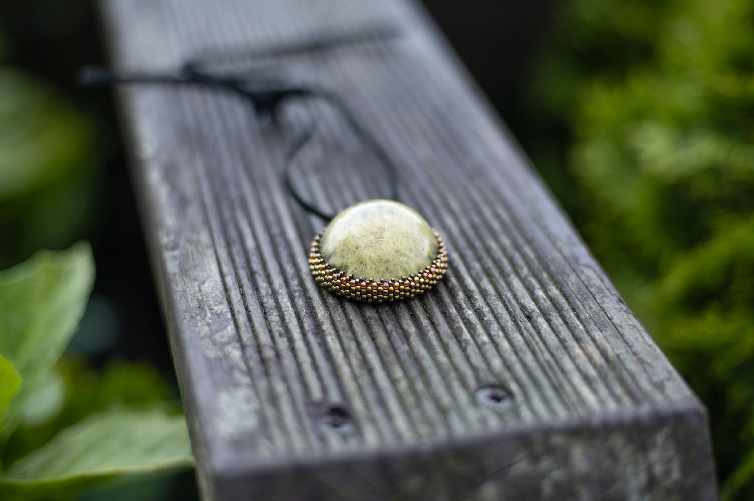 Wisiorek obszywany „KINGA” - obrazek 5