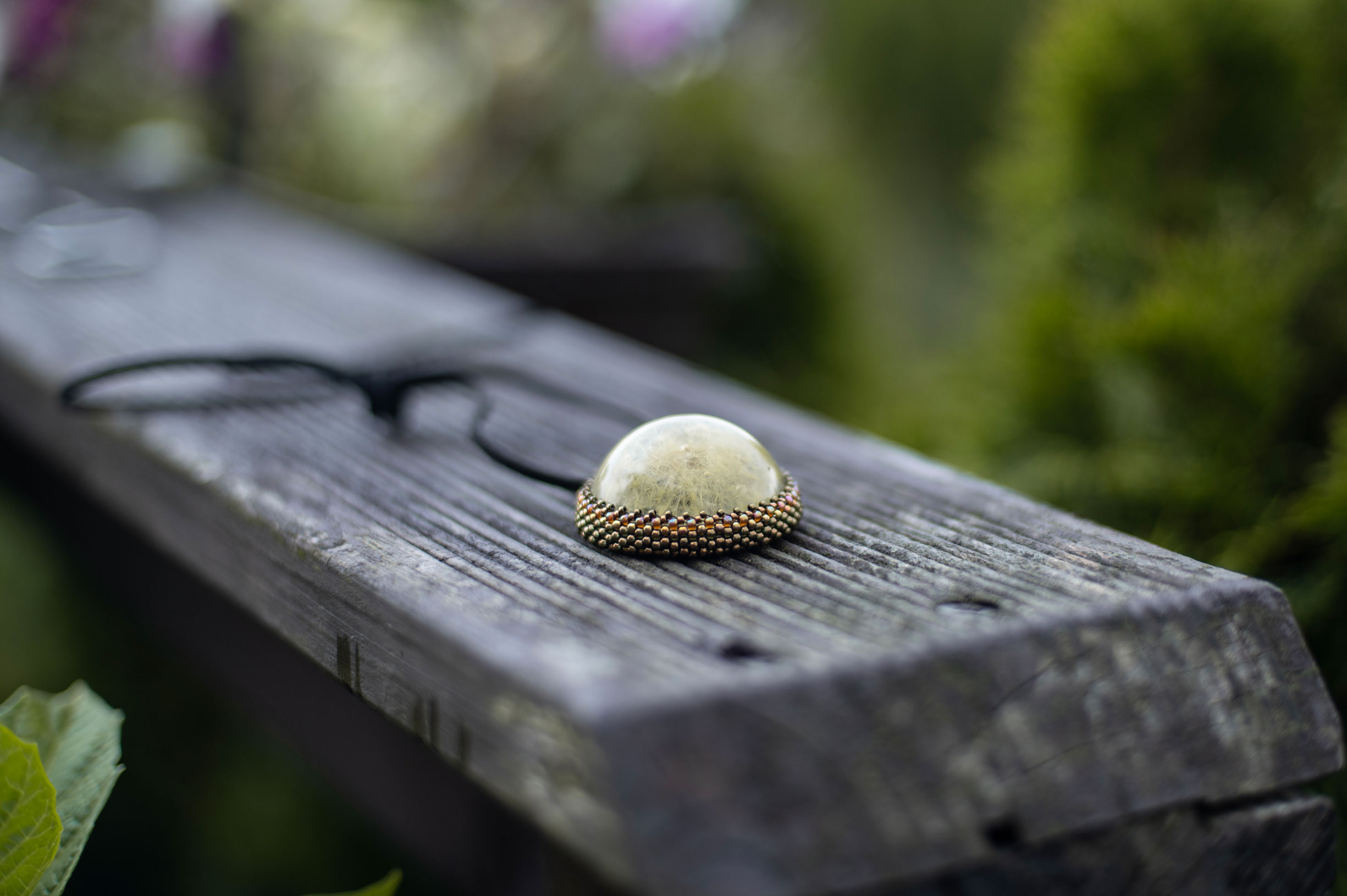 Wisiorek obszywany „KINGA” - obrazek 4