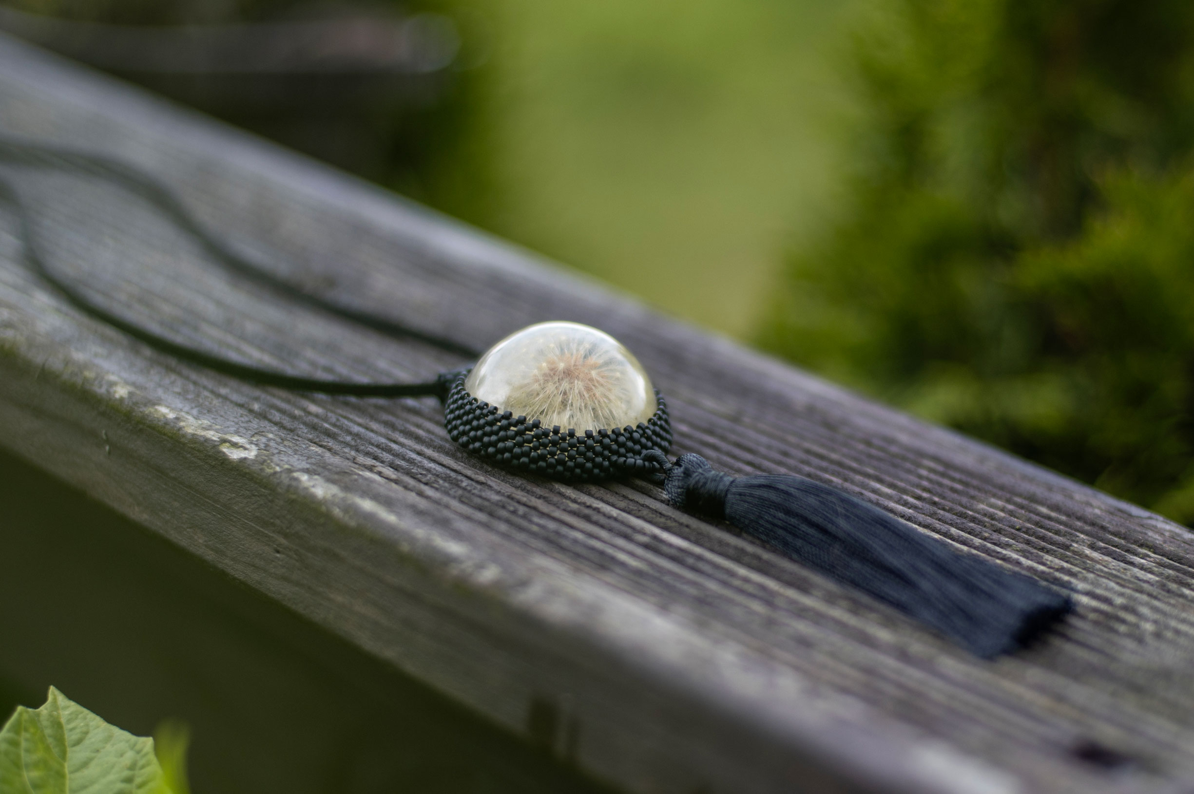 Wisiorek obszywany z chwostem „KINGA” - obrazek 7