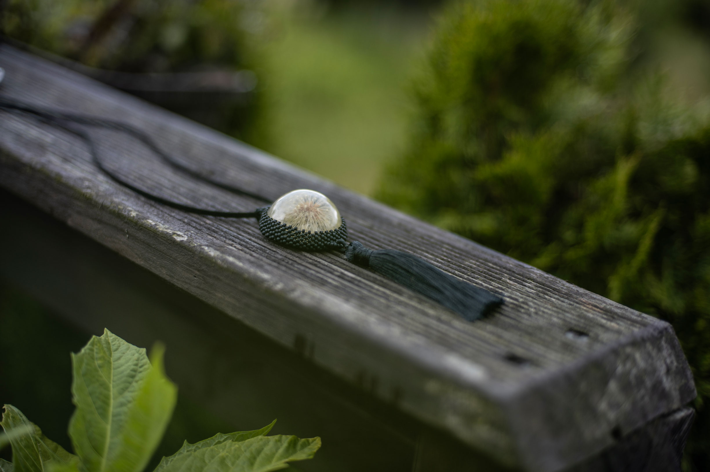 Wisiorek obszywany z chwostem „KINGA” - obrazek 5