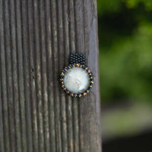 Wisiorek obszywany „KINGA”