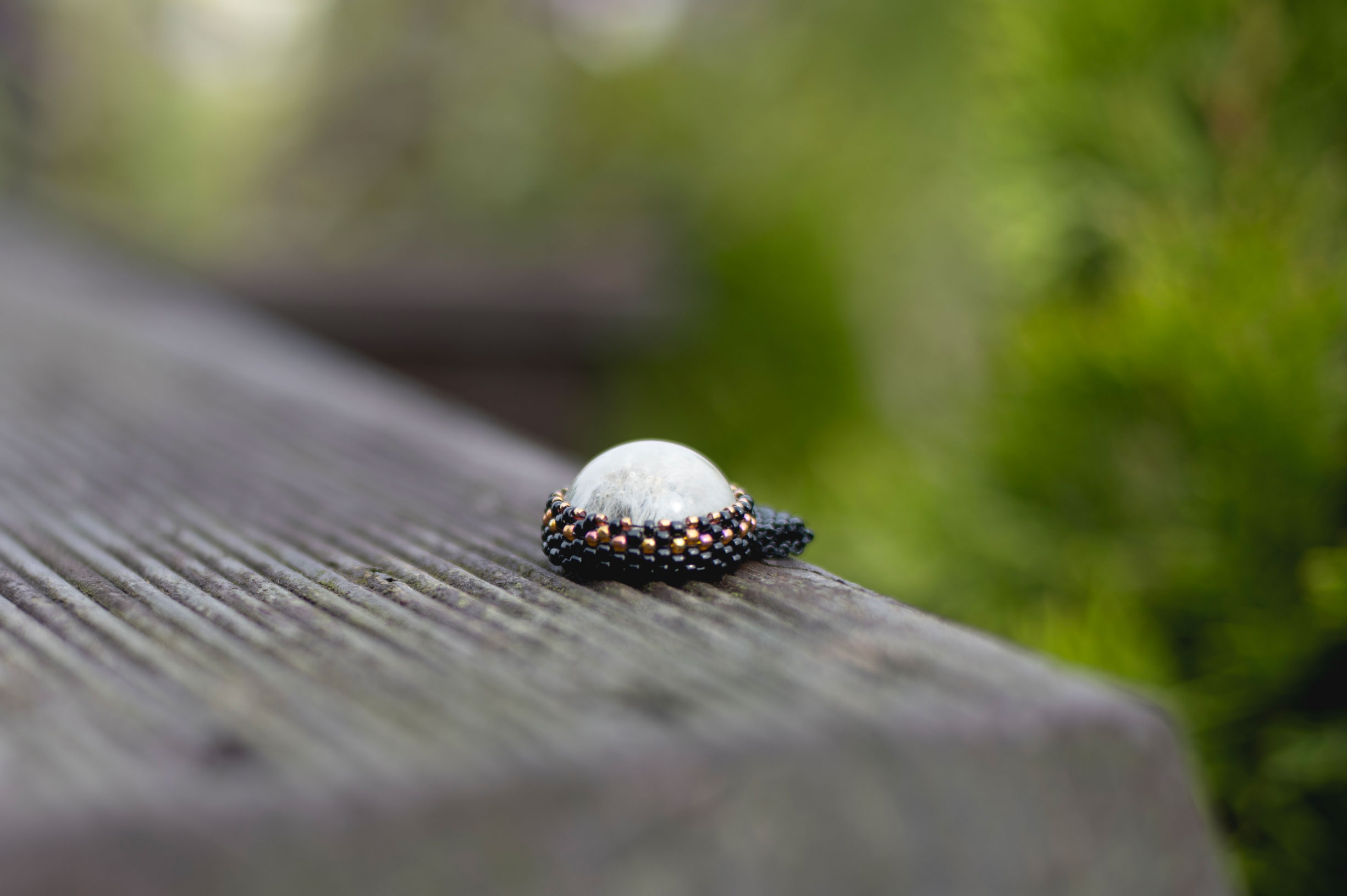 Wisiorek obszywany „KINGA” - obrazek 2