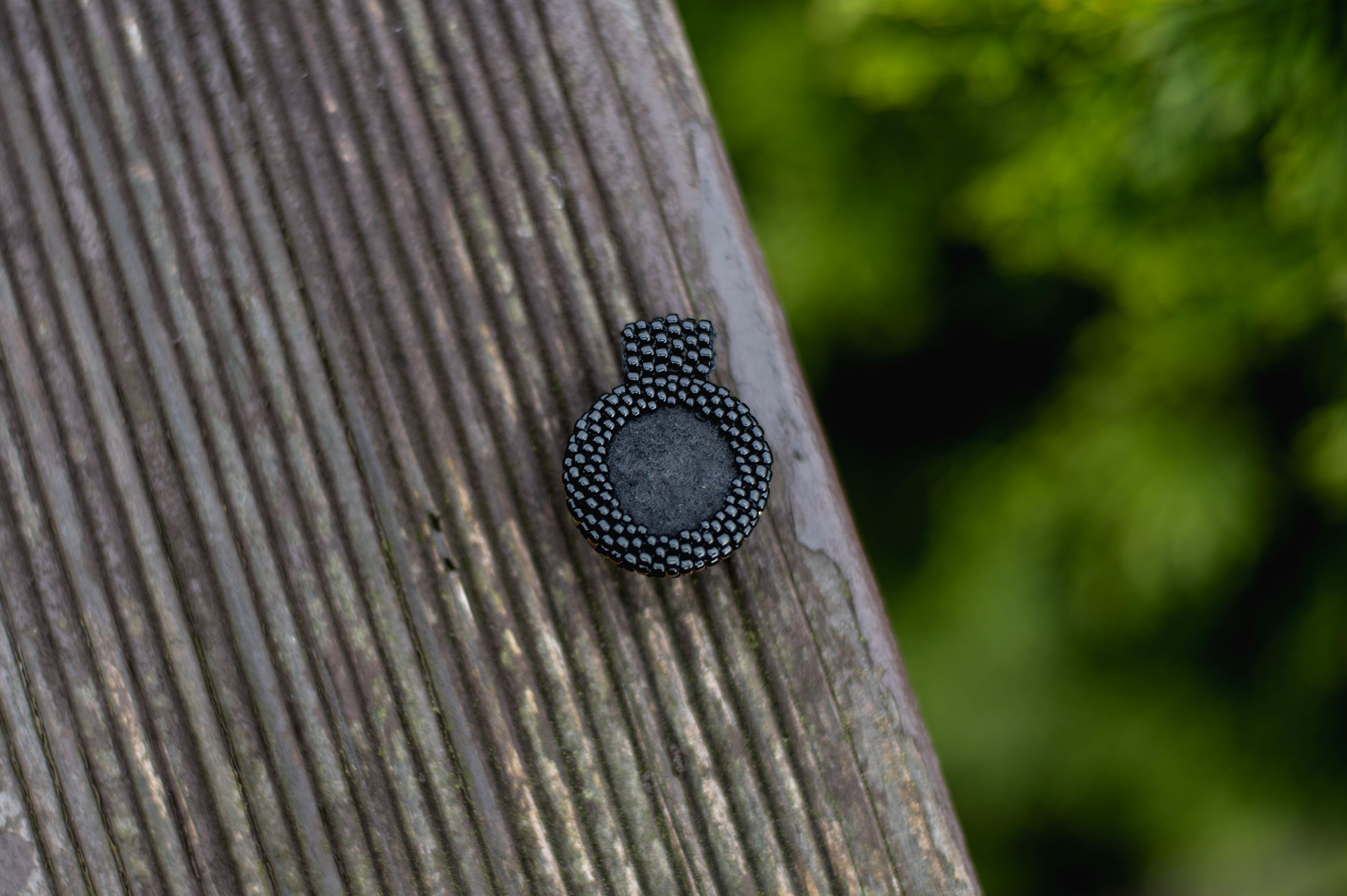 Wisiorek obszywany „KINGA” - obrazek 3