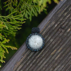 Wisiorek obszywany „KINGA”