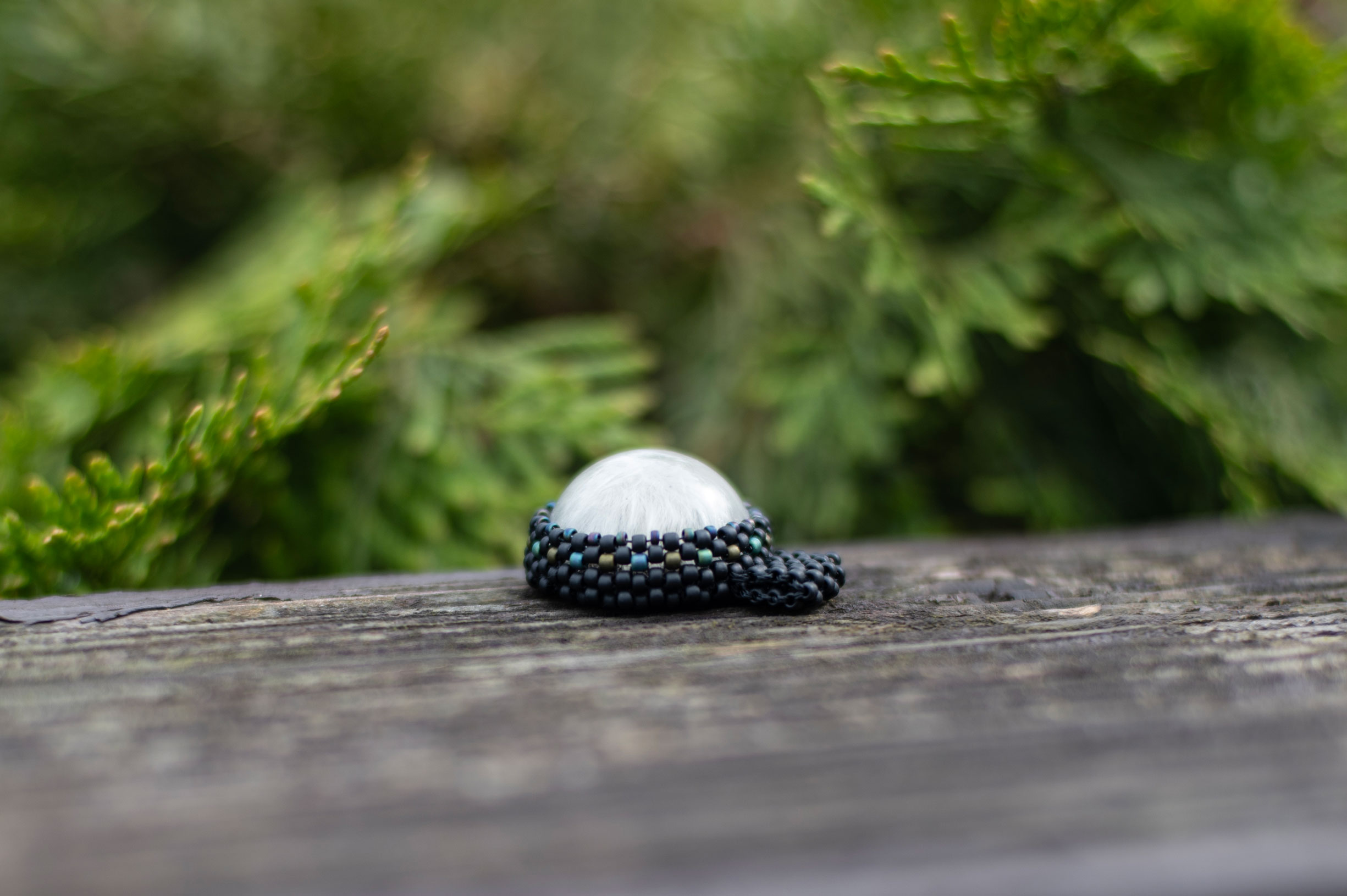 Wisiorek obszywany „KINGA” - obrazek 2