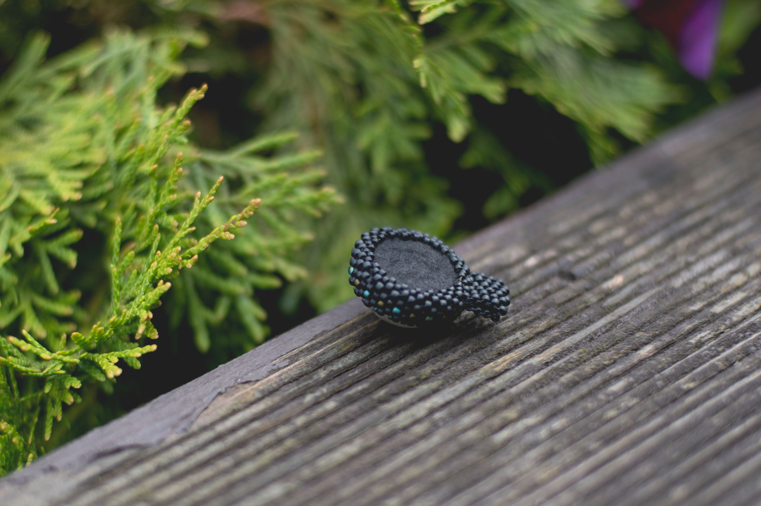 Wisiorek obszywany „KINGA” - obrazek 3