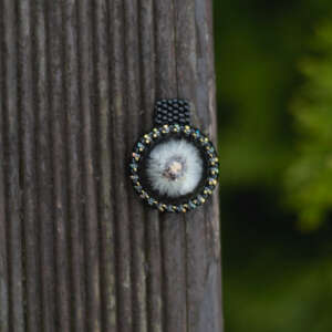 Wisiorek obszywany „KINGA”