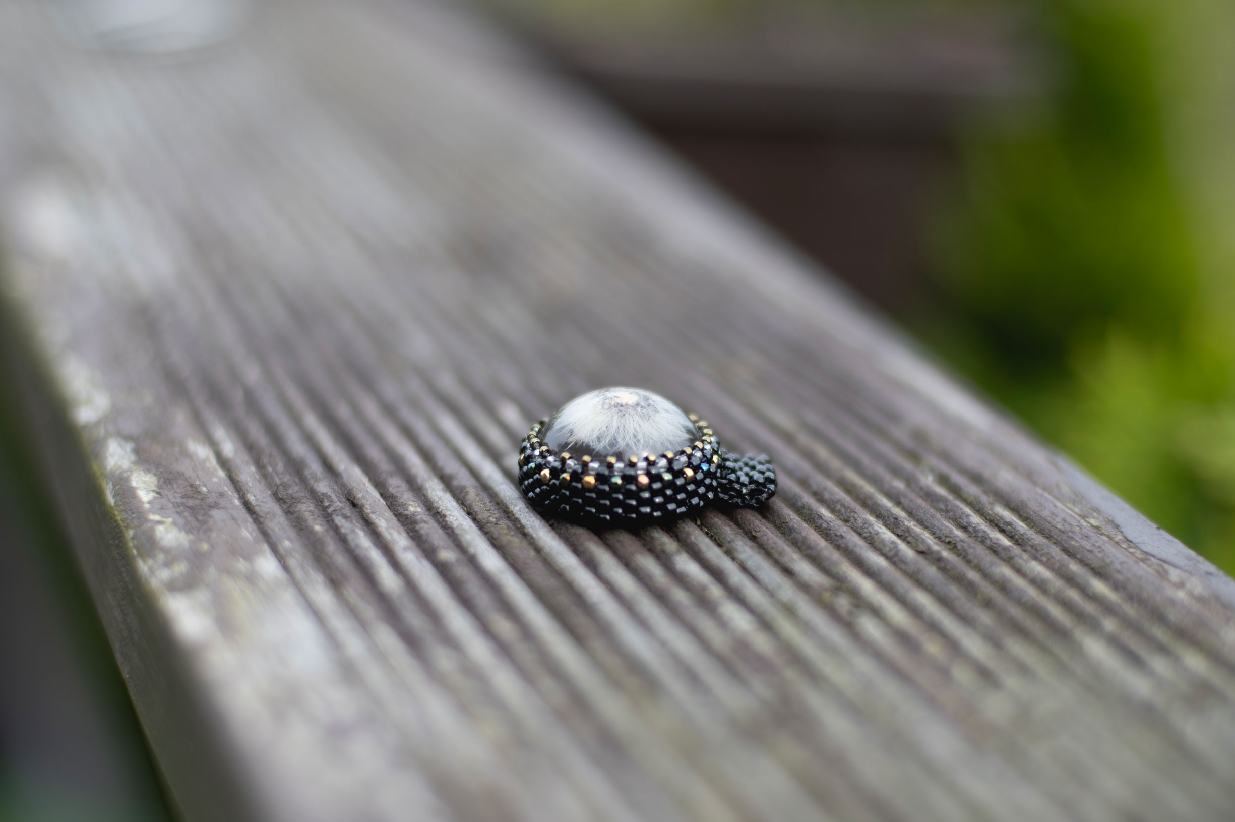 Wisiorek obszywany „KINGA” - obrazek 3