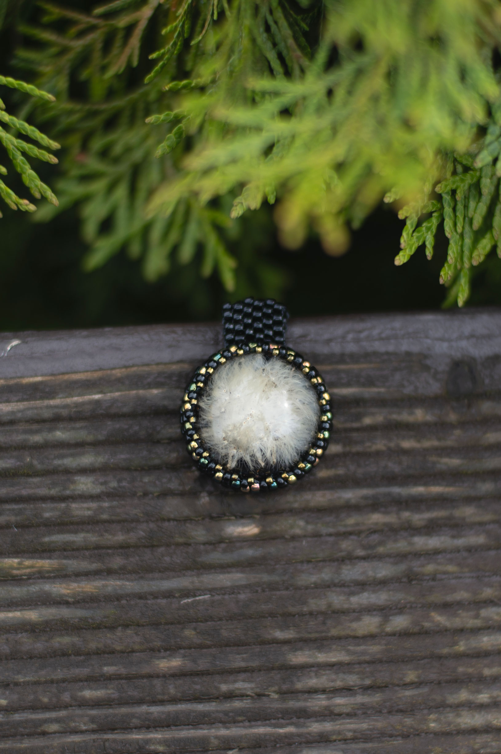 Wisiorek obszywany „KINGA”