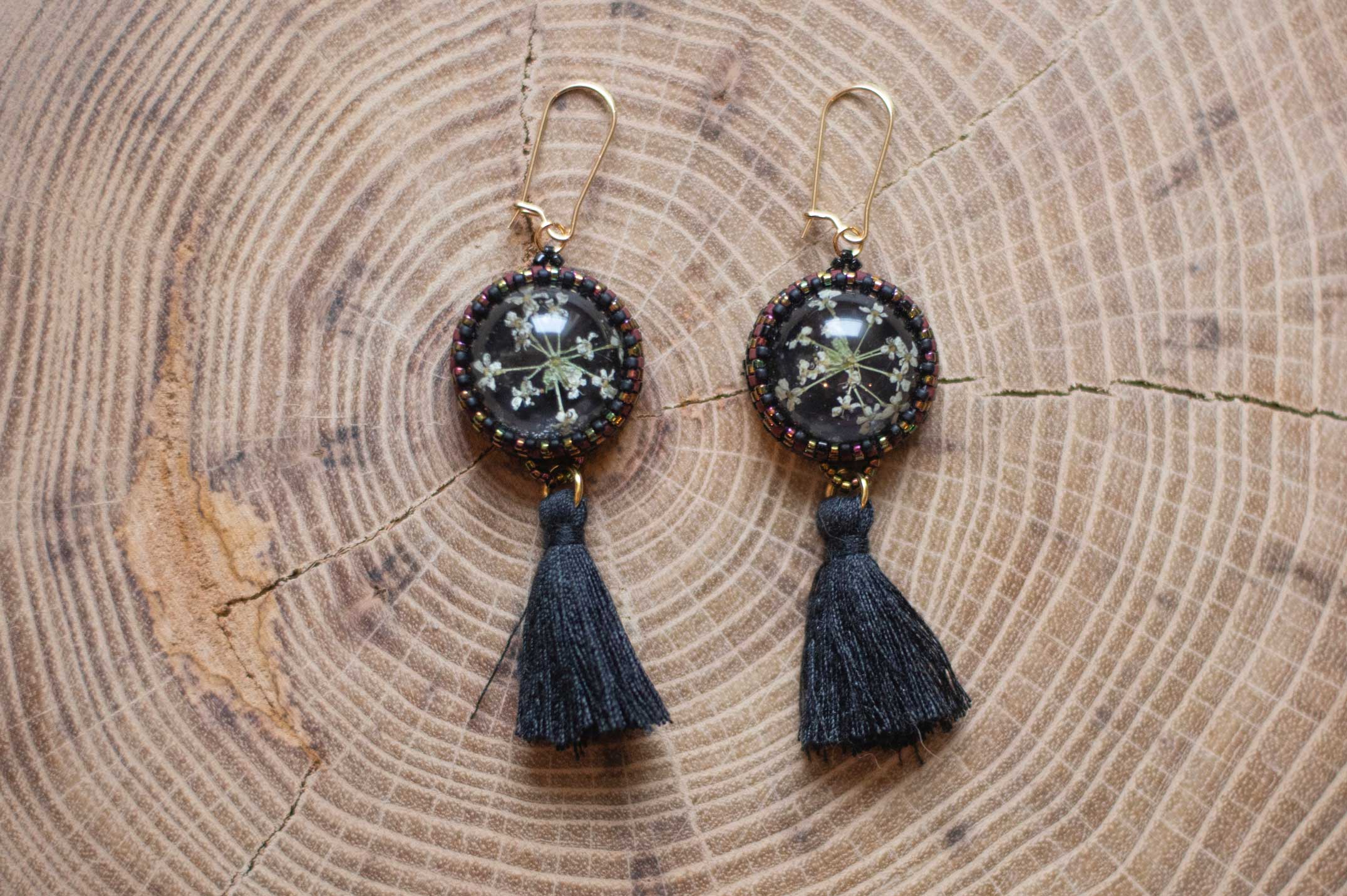 Kolczyki z chwostami "EWELINA" - obrazek 2