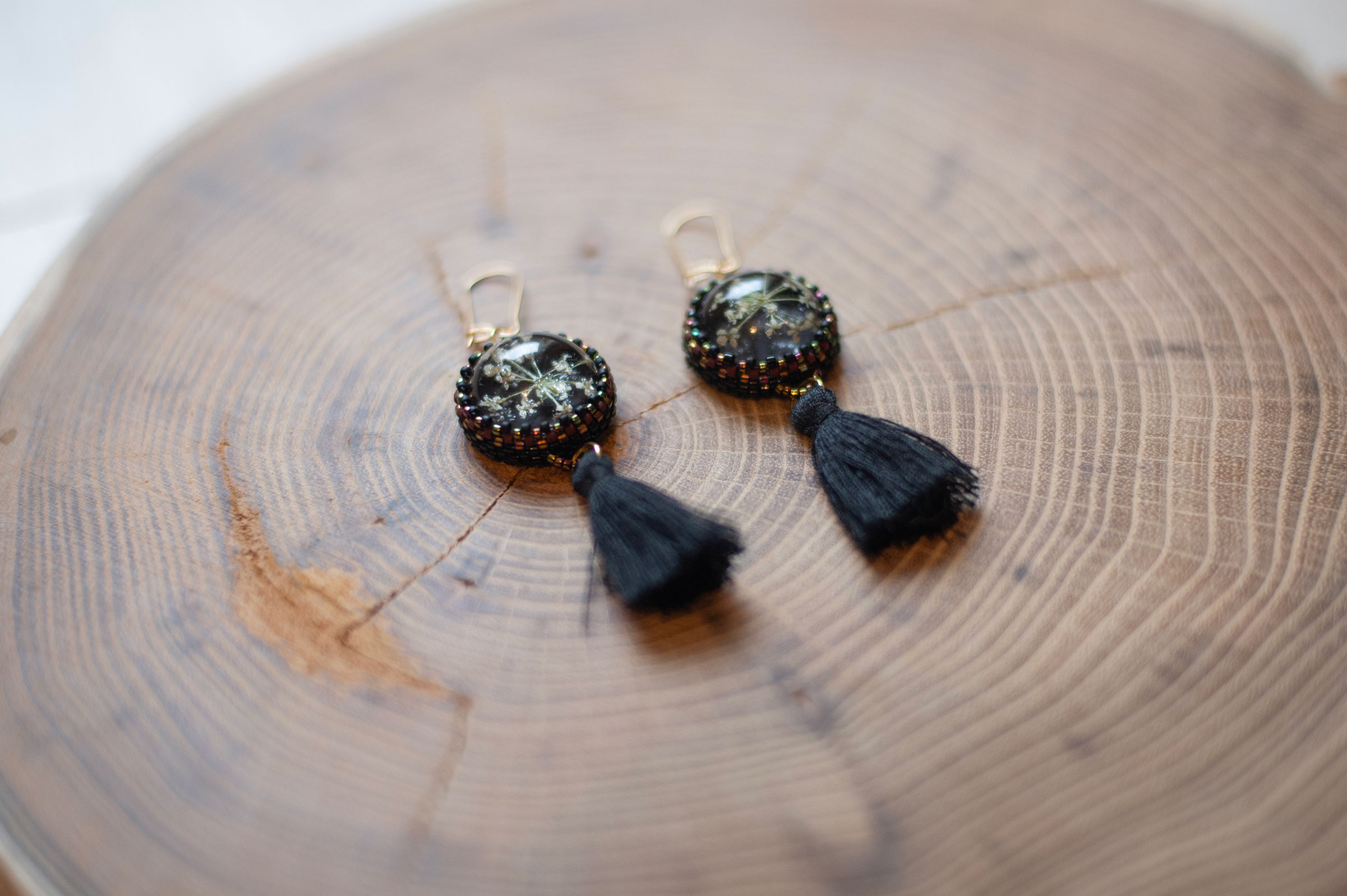 Kolczyki z chwostami "EWELINA" - obrazek 4