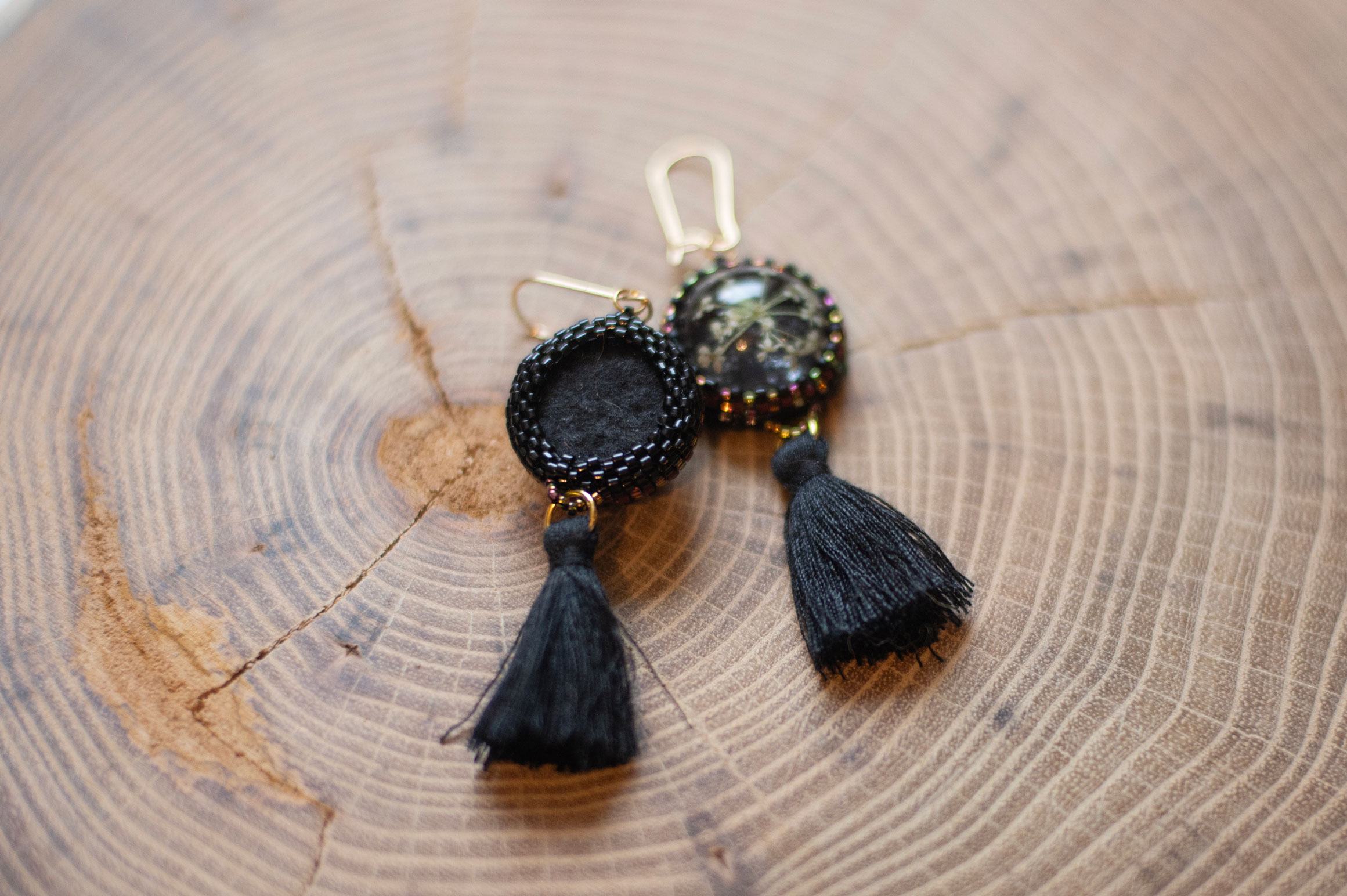 Kolczyki z chwostami "EWELINA" - obrazek 3