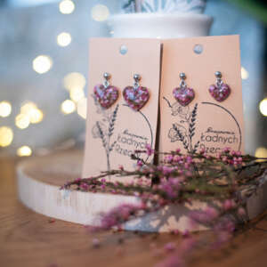 Serduszka wiszące "KAROLINA"