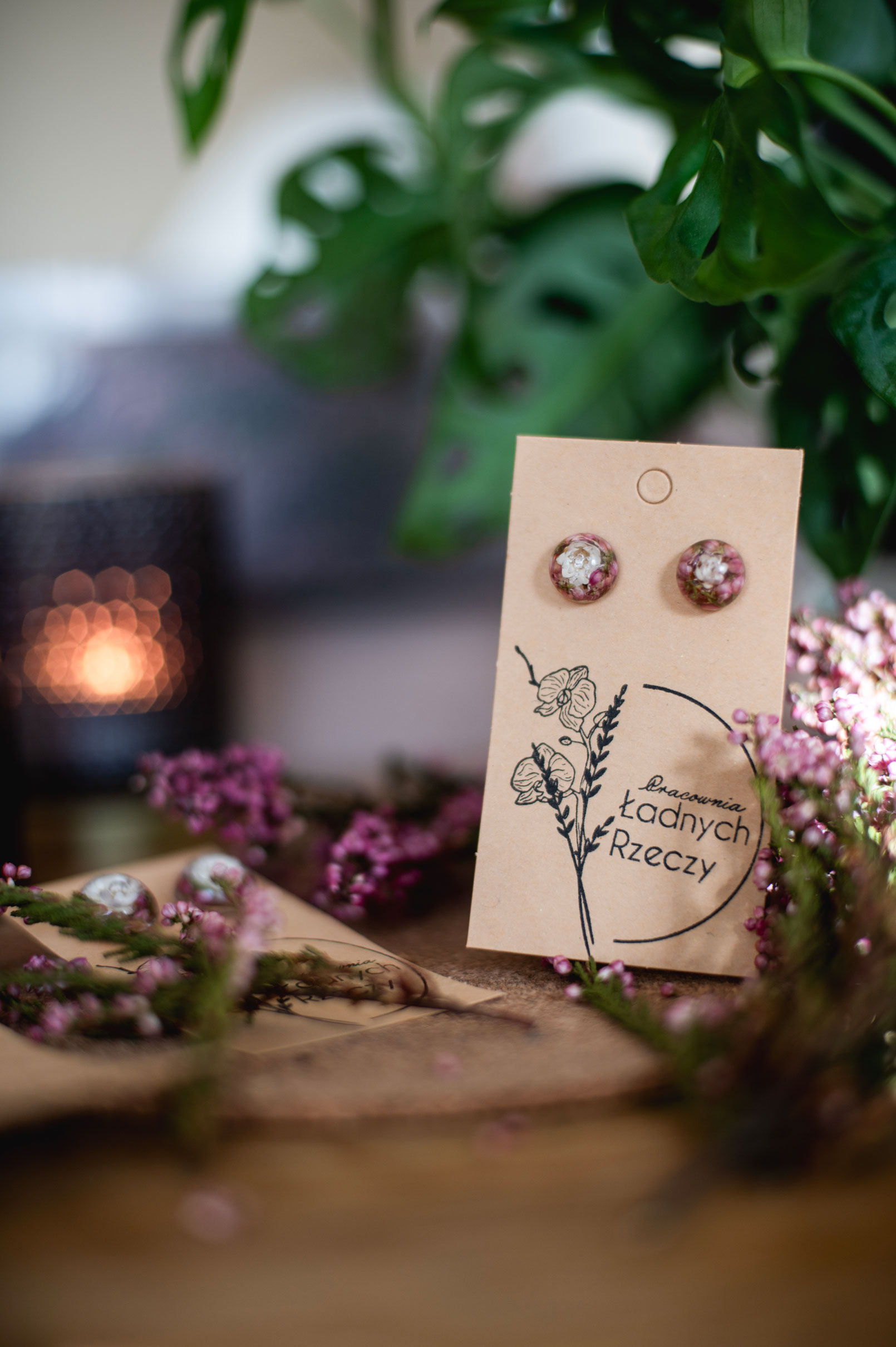 Sztyfty z wrzosem i glixią "KAROLINA" - obrazek 6