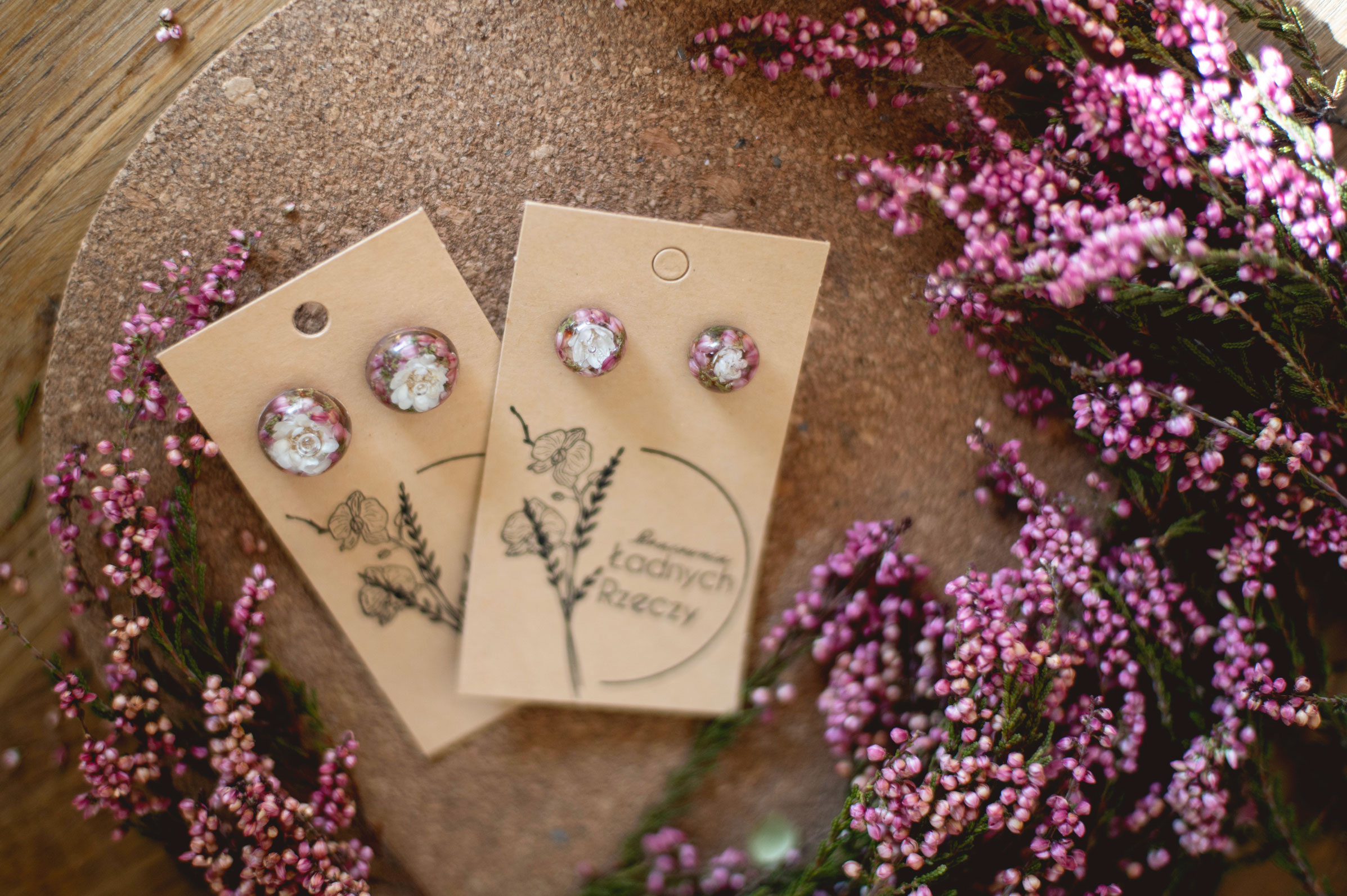 Sztyfty z wrzosem i glixią "KAROLINA" - obrazek 9