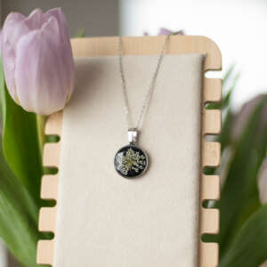 Wisiorek na bazie ze stali chirurgicznej "EWELINA"