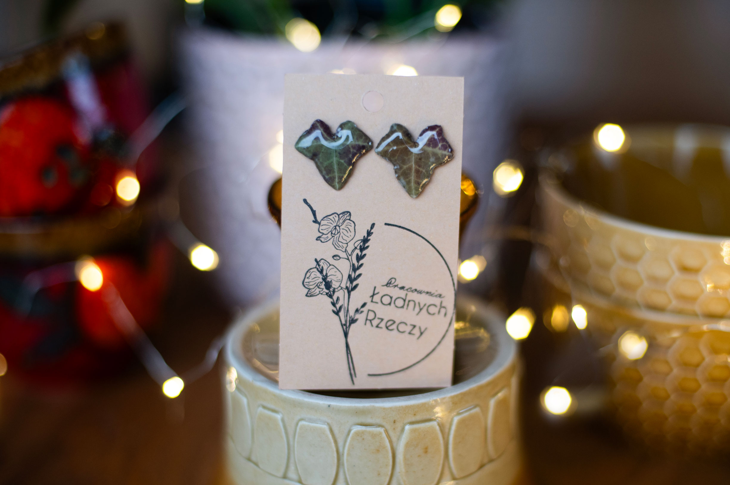 Sztyfty „LISTEK” (bluszcz)