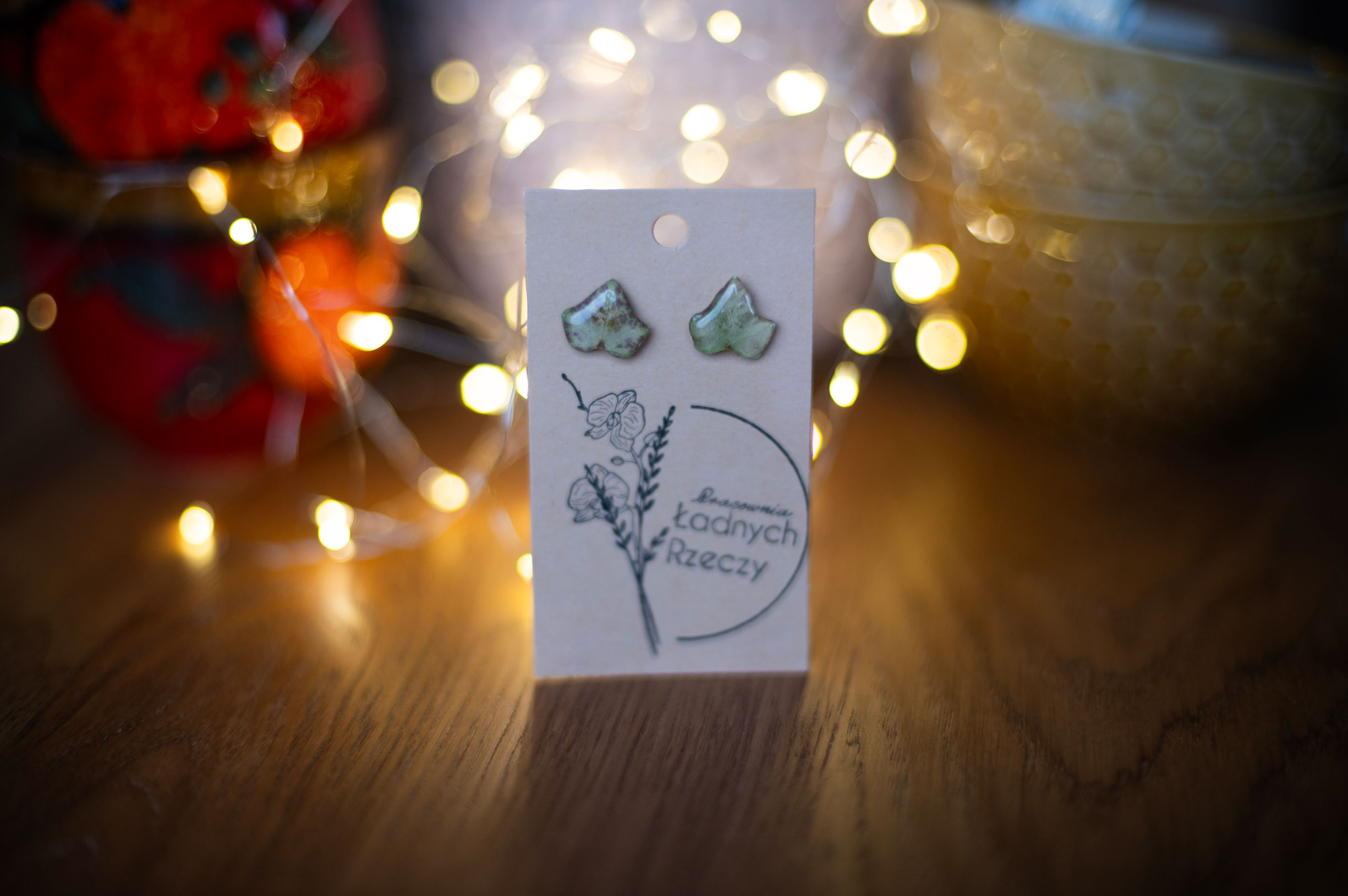 Sztyfty „LISTEK” (bluszcz) - obrazek 3