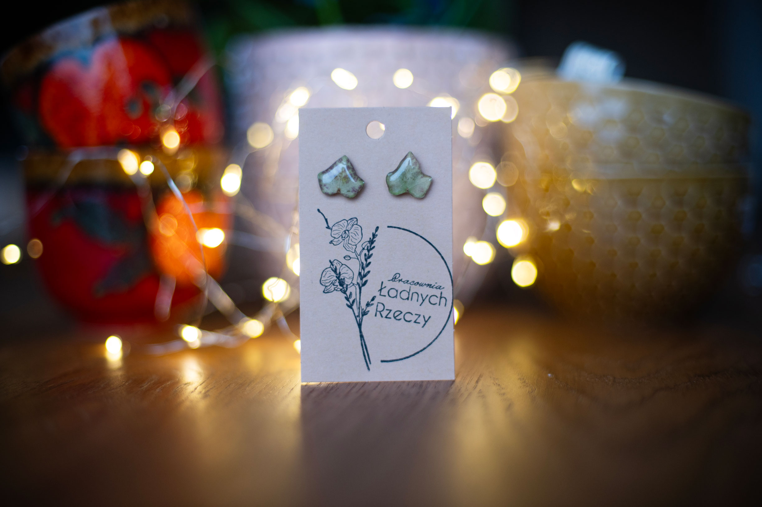 Sztyfty „LISTEK” (bluszcz)