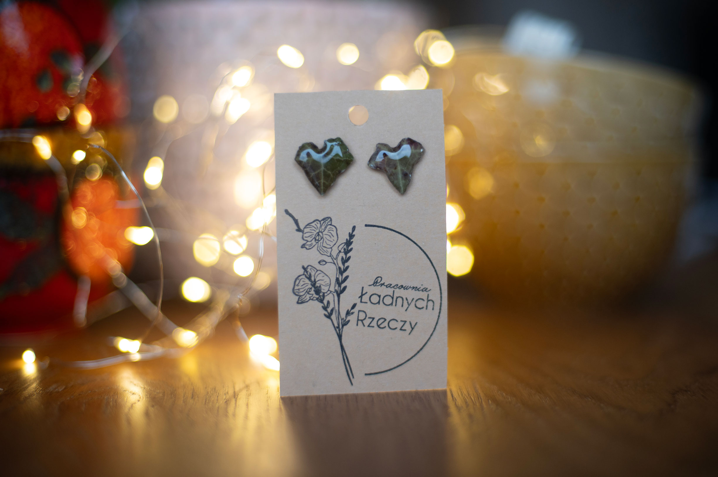 Sztyfty „LISTEK” (bluszcz) - obrazek 3