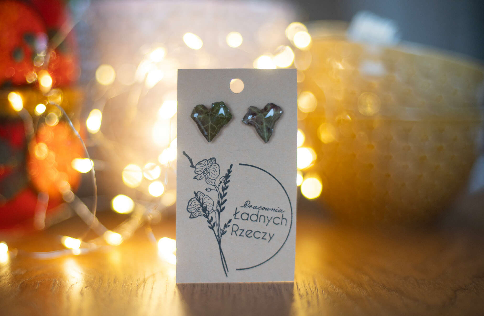 Sztyfty „LISTEK” (bluszcz)