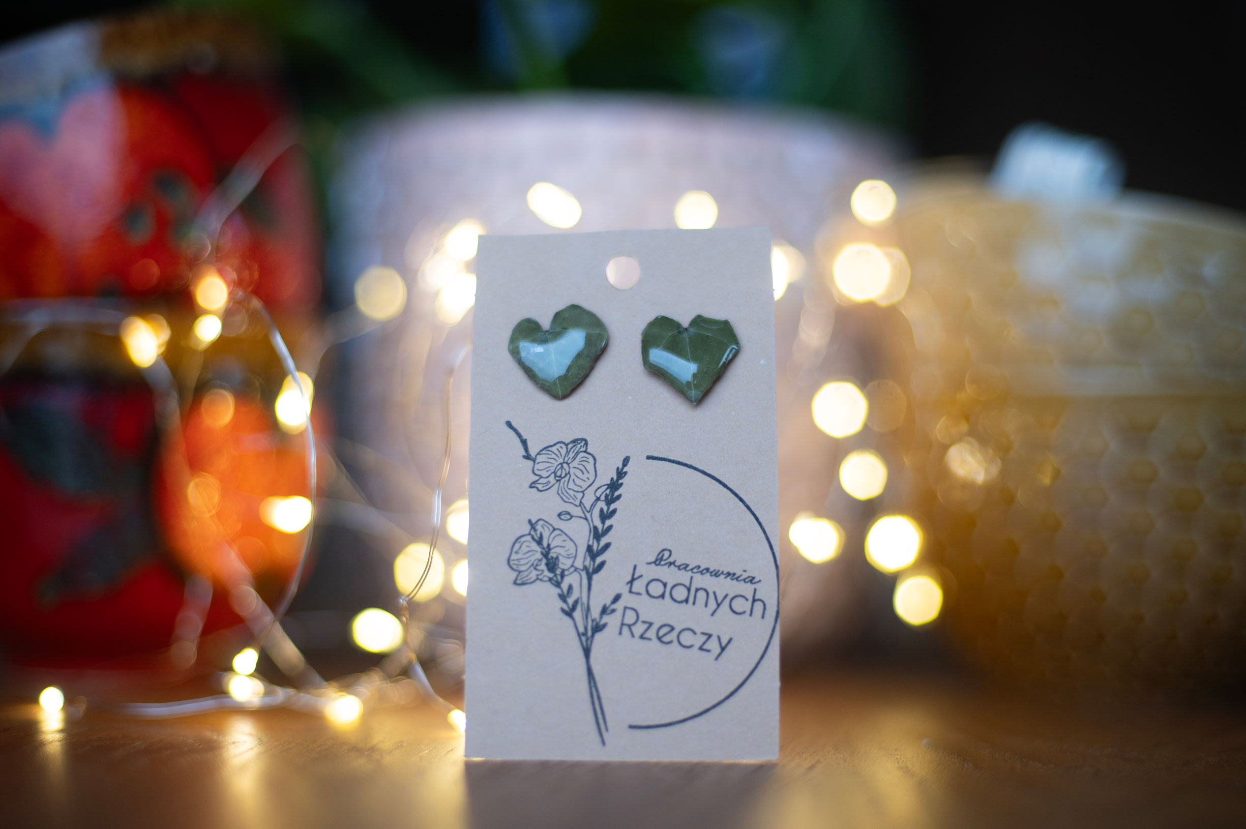 Sztyfty „LISTEK” (bluszcz)