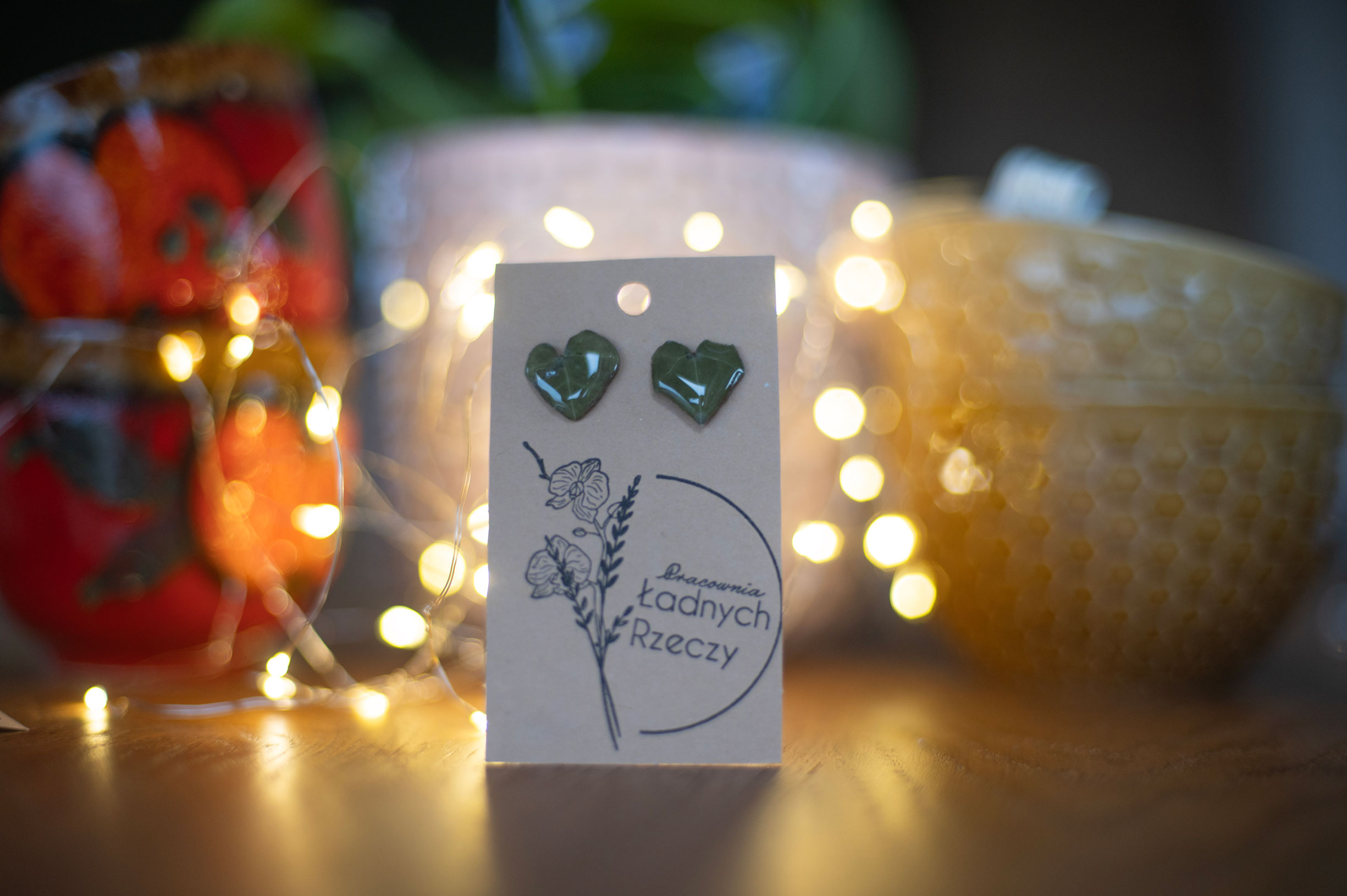 Sztyfty „LISTEK” (bluszcz) - obrazek 2