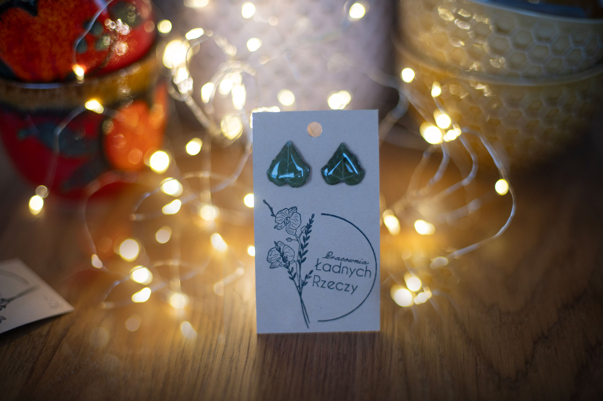 Sztyfty „LISTEK” (bluszcz)