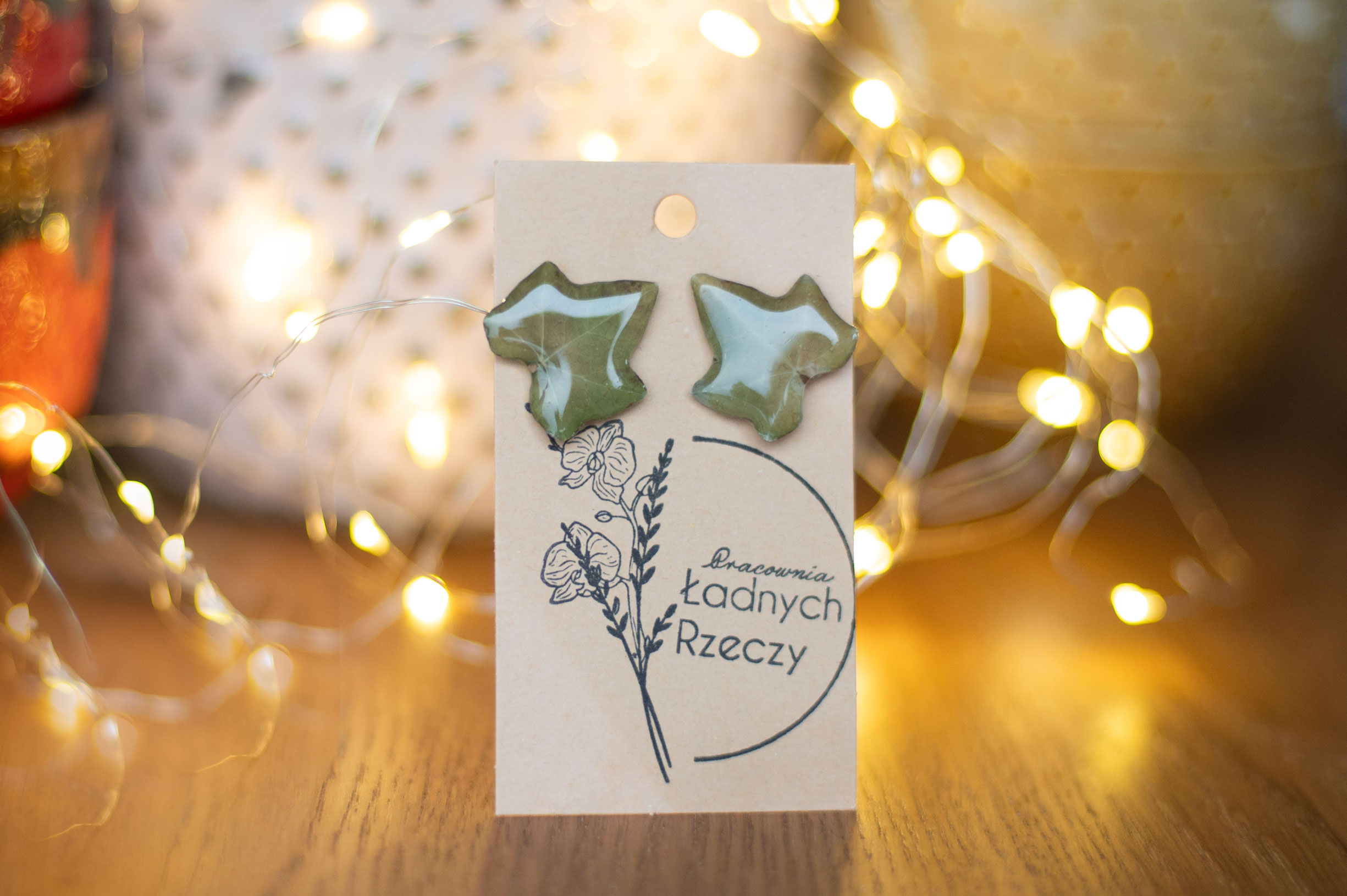 Sztyfty „LISTEK” (bluszcz) - obrazek 2