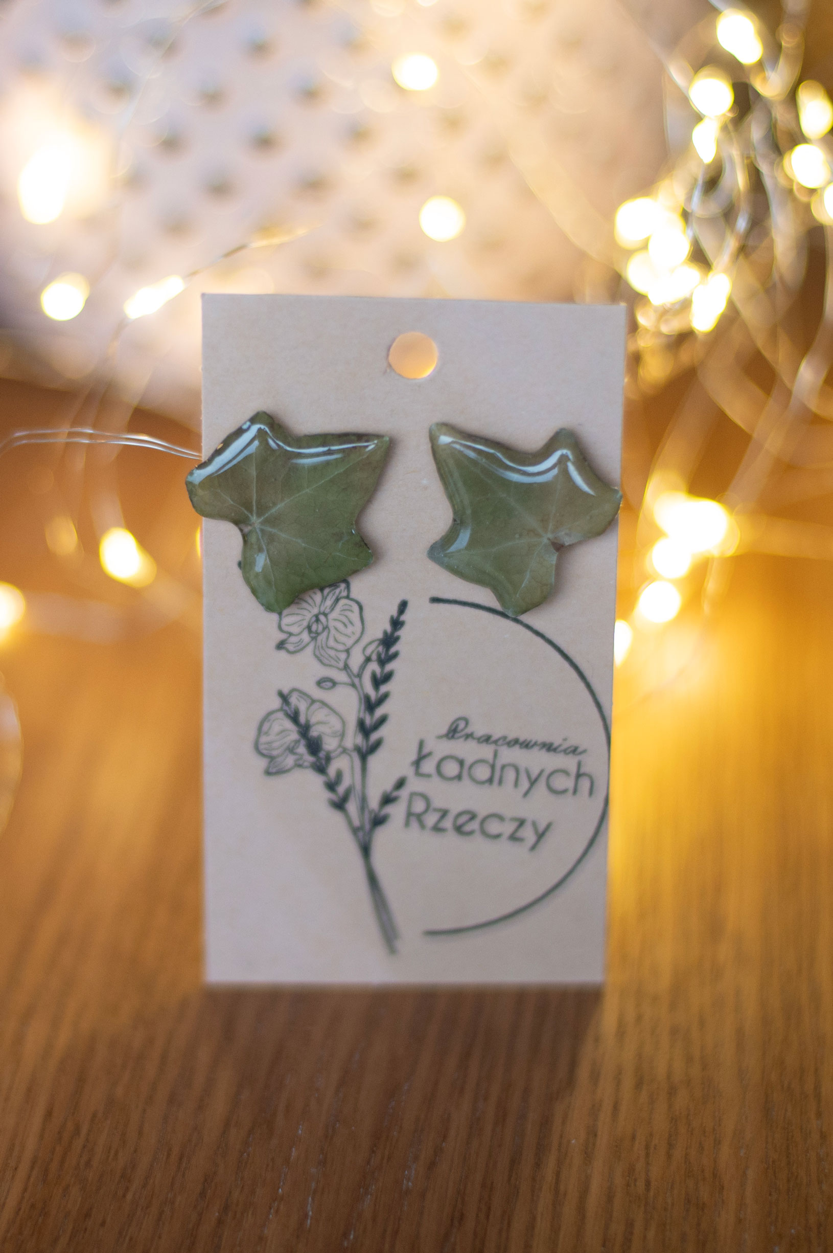 Sztyfty „LISTEK” (bluszcz) - obrazek 3