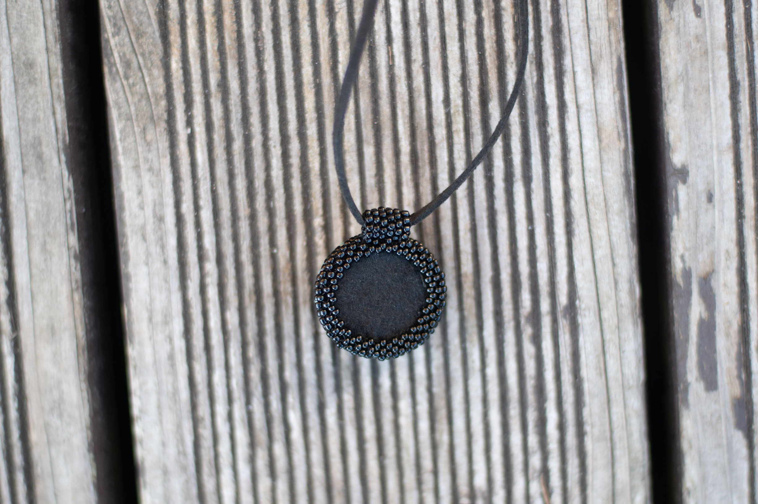 Wisiorek obszywany „GRAŻYNA” - obrazek 5